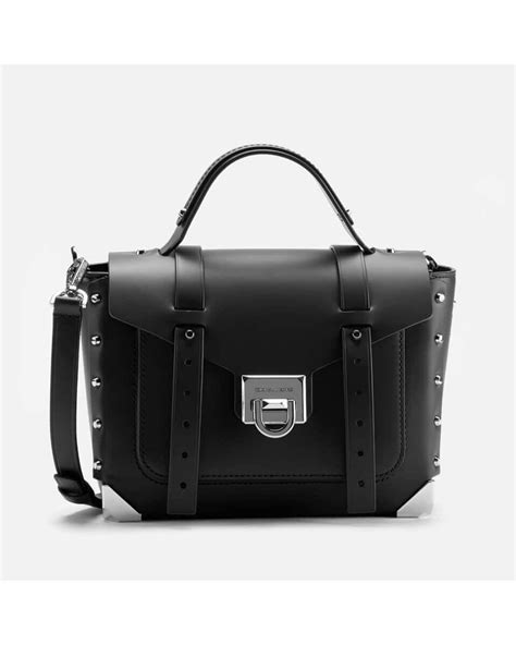 michael kors bag black satchel|Michael Kors manhattan bag black.